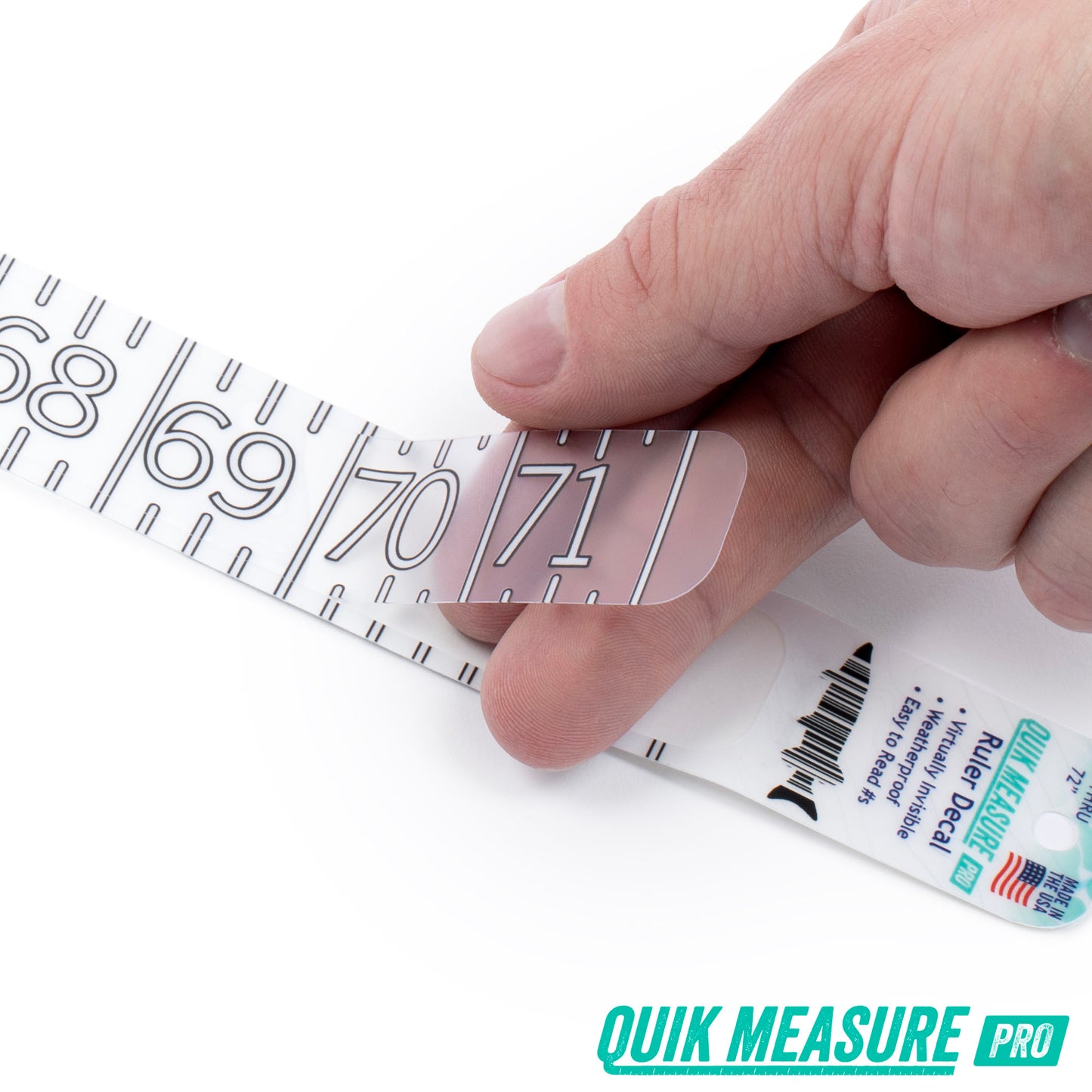 Boat Ruler Sticker - 72" Adhesive Measuring Tape Decal