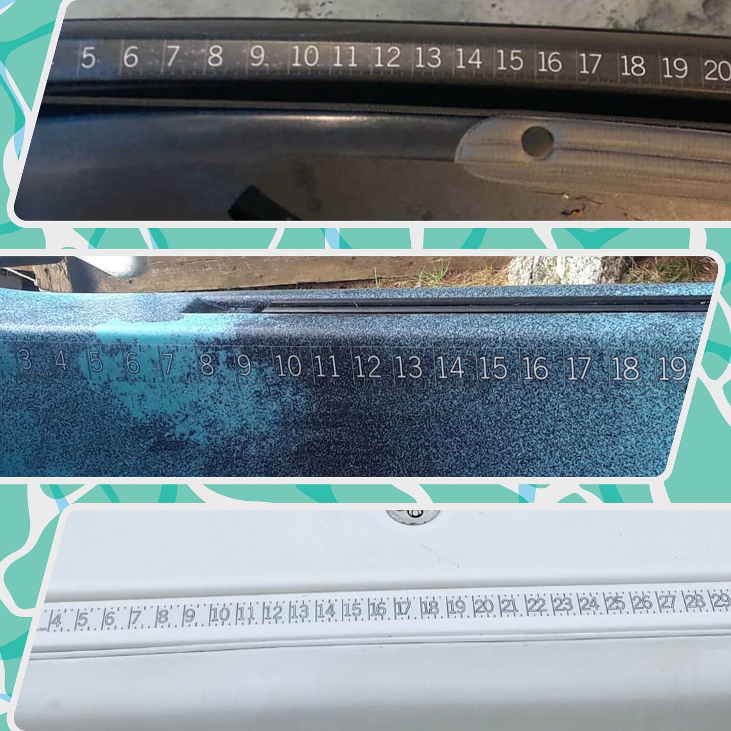 Boat Ruler Sticker - 72" Adhesive Measuring Tape Decal