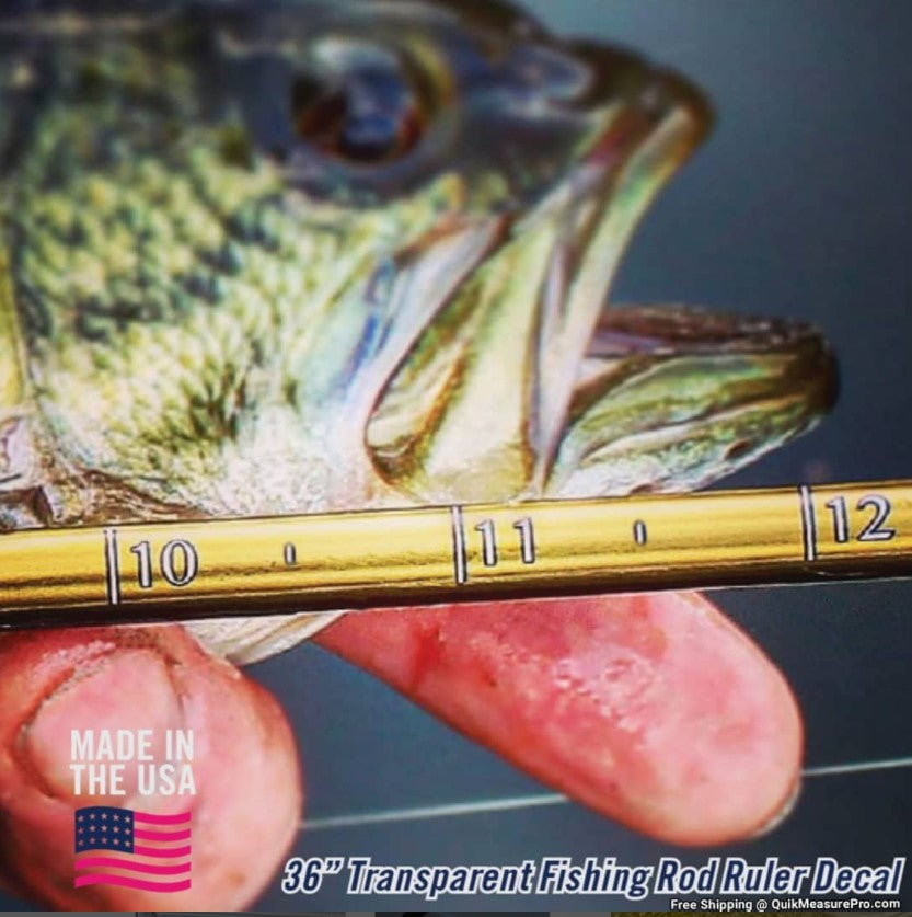 Fishing rod measuring tape sales
